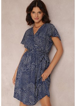 Granatowa Sukienka Oreithonia ze sklepu Renee odzież w kategorii Sukienki - zdjęcie 158968765