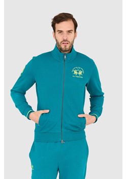 LA MARTINA - Turkusowa bluza Regular Fit ze sklepu outfit.pl w kategorii Bluzy męskie - zdjęcie 158969758