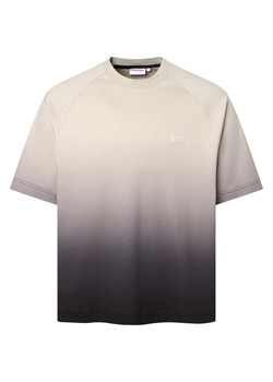 Calvin Klein T-shirt męski Mężczyźni Bawełna beżowy jednolity ze sklepu vangraaf w kategorii T-shirty męskie - zdjęcie 158972127