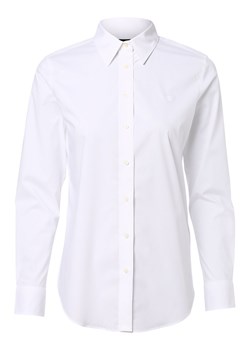 Lauren Ralph Lauren Bluzka damska Kobiety Bawełna biały jednolity ze sklepu vangraaf w kategorii Koszule damskie - zdjęcie 158972146