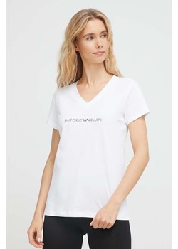 Emporio Armani Underwear t-shirt lounge bawełniany kolor biały ze sklepu ANSWEAR.com w kategorii Bluzki damskie - zdjęcie 158998139