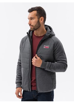 Trapper Męska kurtka skórzana – Sancho, szary vangraaf