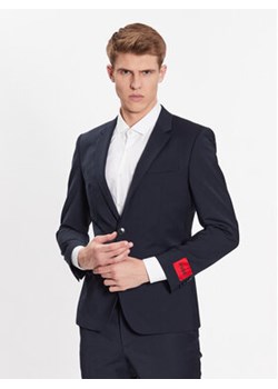 Hugo Marynarka 50446541 Granatowy Slim Fit ze sklepu MODIVO w kategorii Marynarki męskie - zdjęcie 159011835