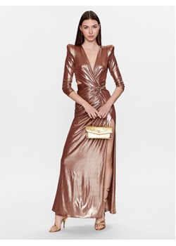 Babylon Sukienka wieczorowa S_S00872 Złoty Slim Fit ze sklepu MODIVO w kategorii Sukienki - zdjęcie 159012295