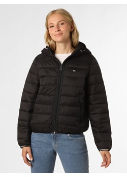 Tommy Jeans Damska kurtka pikowana Kobiety Sztuczne włókno czarny jednolity ze sklepu vangraaf w kategorii Kurtki damskie - zdjęcie 159012647