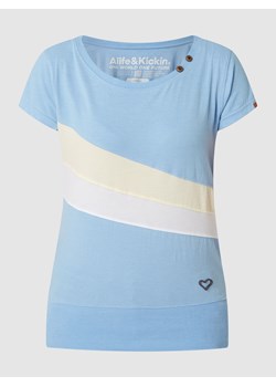 T-shirt z paskami w kontrastowym kolorze model ‘Clea’ ze sklepu Peek&Cloppenburg  w kategorii Bluzki damskie - zdjęcie 159030987