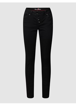 Jeansy o kroju skinny fit z listwą guzikową model ‘Malibu’ ze sklepu Peek&Cloppenburg  w kategorii Jeansy damskie - zdjęcie 159038855