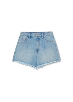 Cropp - Jeansowe szorty bermudy - niebieski ze sklepu Cropp w kategorii Szorty - zdjęcie 159050696