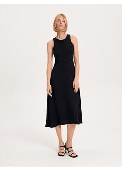 Reserved - Sukienka z Tencelem™Lyocellem - Czarny ze sklepu Reserved w kategorii Sukienki - zdjęcie 159050818