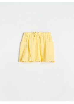 Reserved - Spódnica z kieszeniami - jasnożółty ze sklepu Reserved w kategorii Spódnice - zdjęcie 159051577