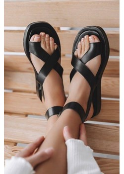 Sandały RANTIKA BLACK ze sklepu Ivet Shop w kategorii Sandały damskie - zdjęcie 159053259