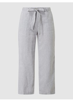 Spodnie o kroju relaxed fit z lnu model ‘Maine’ ze sklepu Peek&Cloppenburg  w kategorii Spodnie damskie - zdjęcie 159058355