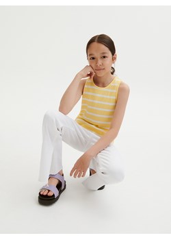 Reserved - Top w paski - Żółty ze sklepu Reserved w kategorii Bluzki dziewczęce - zdjęcie 159070527