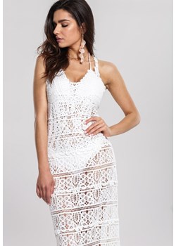 Biała Sukienka Well Off ze sklepu Renee odzież w kategorii Sukienki - zdjęcie 159071205