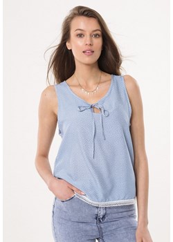 Jasnoniebieska Bluzka Top Well Dressed ze sklepu Born2be Odzież w kategorii Bluzki damskie - zdjęcie 159071526
