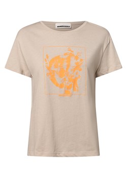 ARMEDANGELS T-shirt damski Kobiety Bawełna taupe nadruk ze sklepu vangraaf w kategorii Bluzki damskie - zdjęcie 159081145