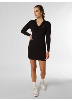 Tommy Jeans Sukienka damska Kobiety Bawełna czarny jednolity ze sklepu vangraaf w kategorii Sukienki - zdjęcie 159081177