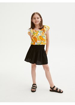 Reserved - Spódnica z lnem - Czarny ze sklepu Reserved w kategorii Spódnice dziewczęce - zdjęcie 159090955