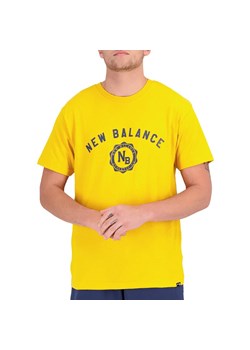 Koszulka New Balance MT31904VGL - żółta ze sklepu streetstyle24.pl w kategorii T-shirty męskie - zdjęcie 159092455