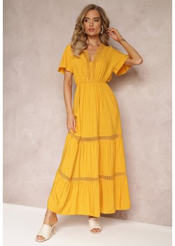 Żółta Sukienka Ilythyrra ze sklepu Renee odzież w kategorii Sukienki - zdjęcie 159096977
