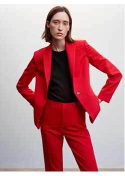 Mango Marynarka Boreal 47954753 Czerwony Regular Fit ze sklepu MODIVO w kategorii Marynarki damskie - zdjęcie 159103807