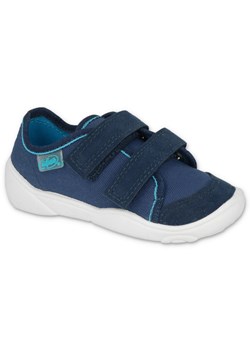 Befado obuwie dziecięce 907P160 niebieskie ze sklepu ButyModne.pl w kategorii Buciki niemowlęce - zdjęcie 159108977