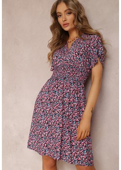 Czarno-Różowa Sukienka Platachus ze sklepu Renee odzież w kategorii Sukienki - zdjęcie 159113425