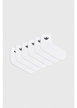 adidas Originals skarpetki 6-pack kolor biały IJ5627 ze sklepu ANSWEAR.com w kategorii Skarpetki męskie - zdjęcie 159131098