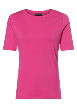 Marie Lund T-shirt damski Kobiety Bawełna wyrazisty róż jednolity ze sklepu vangraaf w kategorii Bluzki damskie - zdjęcie 159136557