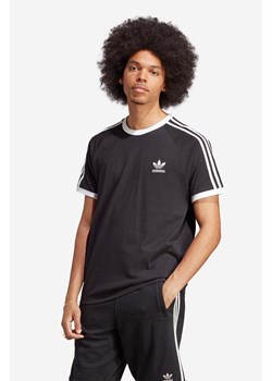 adidas Originals t-shirt bawełniany kolor czarny wzorzysty IA4845 ze sklepu ANSWEAR.com w kategorii T-shirty męskie - zdjęcie 159137376