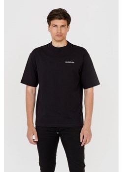 BALENCIAGA - T-shirt czarny ze sklepu outfit.pl w kategorii T-shirty męskie - zdjęcie 159138146