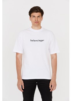 BALENCIAGA - T-shirt biały ze sklepu outfit.pl w kategorii T-shirty męskie - zdjęcie 159152839