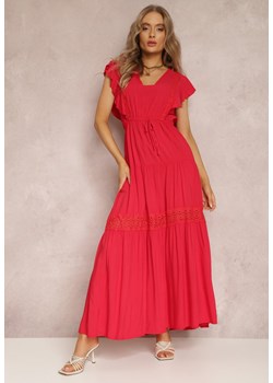 Czerwona Sukienka Callamene ze sklepu Renee odzież w kategorii Sukienki - zdjęcie 159153285