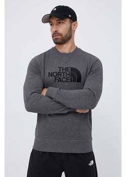 The North Face bluza męska kolor szary z aplikacją NF0A4T1EDYY1 ze sklepu ANSWEAR.com w kategorii Bluzy męskie - zdjęcie 159161537