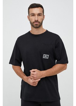 Reebok Classic t-shirt męski kolor czarny z nadrukiem HU2012-BLACK ze sklepu ANSWEAR.com w kategorii T-shirty męskie - zdjęcie 159161618