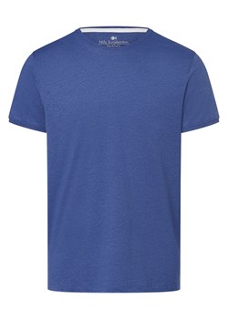 Nils Sundström T-shirt męski Mężczyźni błękit królewski marmurkowy ze sklepu vangraaf w kategorii T-shirty męskie - zdjęcie 159168515