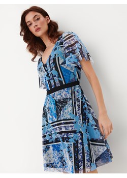 Mohito - Wzorzysta sukienka mini - Niebieski ze sklepu Mohito w kategorii Sukienki - zdjęcie 159179567