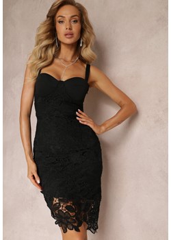 Czarna Sukienka Ampaleia ze sklepu Renee odzież w kategorii Sukienki - zdjęcie 159180139