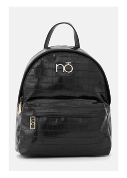 Mały, czarny plecak Nobo na łańcuszku, croco ze sklepu NOBOBAGS.COM w kategorii Plecaki - zdjęcie 159182615
