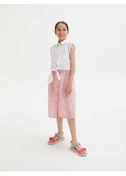 Reserved - Spódnica z guzikami - Różowy ze sklepu Reserved w kategorii Spódnice dziewczęce - zdjęcie 159183018