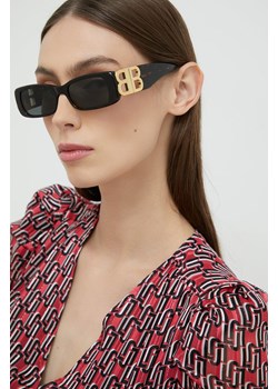 Balenciaga okulary przeciwsłoneczne damskie kolor brązowy ze sklepu ANSWEAR.com w kategorii Okulary przeciwsłoneczne damskie - zdjęcie 159198955