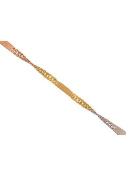 Złoty łańcuszek 585 żółte różowe białe złoto 40 cm 1,15 g ze sklepu LOVRIN w kategorii Łańcuszki - zdjęcie 159200067