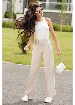 Spodnie BENSOLA BEIGE ze sklepu Ivet Shop w kategorii Spodnie damskie - zdjęcie 159220598