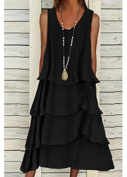 Sukienka VAROLIA BLACK ze sklepu Ivet Shop w kategorii Sukienki - zdjęcie 159220607
