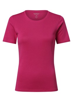 brookshire T-shirt damski Kobiety Bawełna fuksja jednolity ze sklepu vangraaf w kategorii Bluzki damskie - zdjęcie 159226075