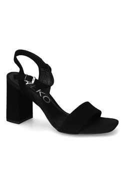 Sandały Ryłko 8PFZ9_T8_14 Czarne zamsz ze sklepu Arturo-obuwie w kategorii Sandały damskie - zdjęcie 159230488