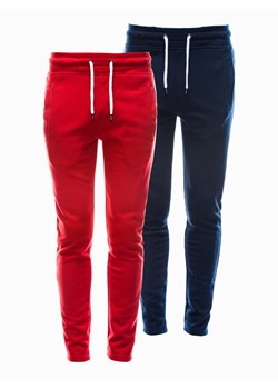 Zestaw spodni męskich dresowych BASIC - 2 pak mix V4 Z38 ze sklepu ombre w kategorii Spodnie męskie - zdjęcie 159246986