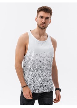 Koszulka męska TANK TOP - biała V1 S1637 ze sklepu ombre w kategorii T-shirty męskie - zdjęcie 159251696