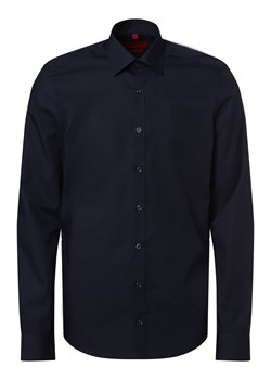 Finshley & Harding Koszula męska łatwa w prasowaniu z bardzo długim rękawem Mężczyźni Slim Fit Bawełna granatowy jednolity - id: 629305-0001-00420 - marki Finshley & Harding - 159257825 Finshley & Harding Koszula męska łatwa w prasowaniu z bardzo długim rękawem Mężczyźni Slim Fit Bawełna granatowy jednolity ze sklepu vangraaf w kategorii Koszule męskie - zdjęcie 159257825