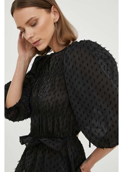 2NDDAY bluzka damska kolor czarny gładka ze sklepu ANSWEAR.com w kategorii Bluzki damskie - zdjęcie 159258487
